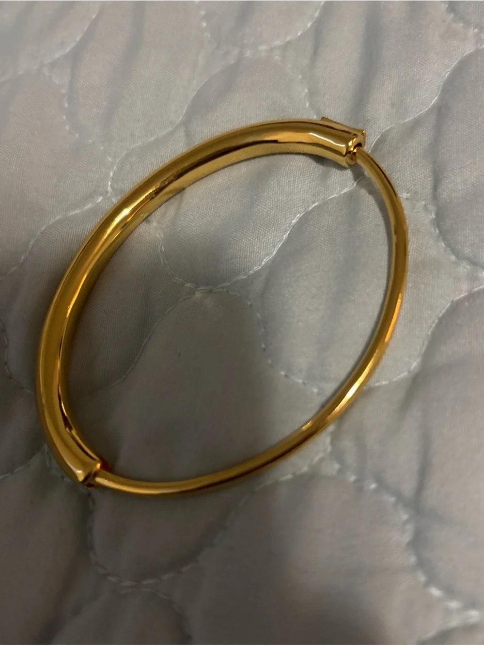 Gold Screw-Detail Bangle Bracelet with Mini Screwdriver